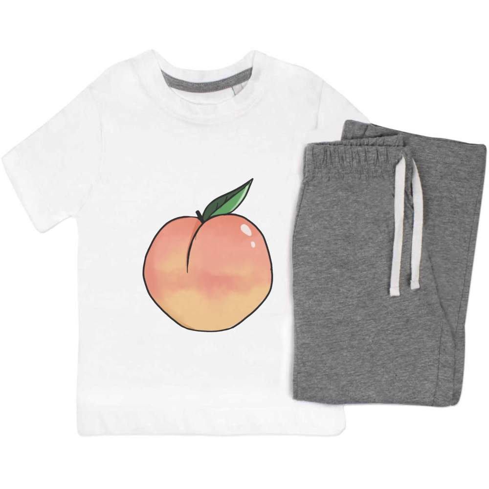 'Peach' Kids Nightwear / Pyjama Set (KP026663)