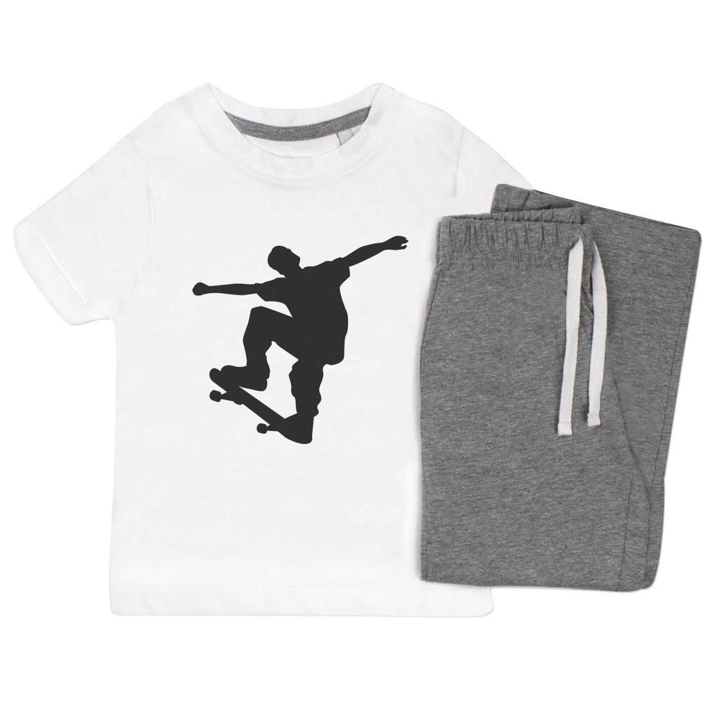 'Skateboarder' Kids Nightwear / Pyjama Set (KP041414)