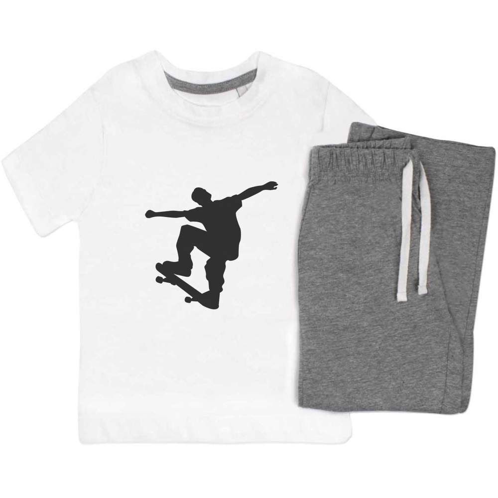 'Skateboarder' Kids Nightwear / Pyjama Set (KP041414)