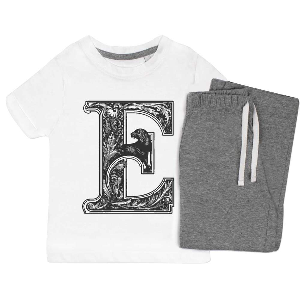 'E' Kids Nightwear / Pyjama Set (KP042689)
