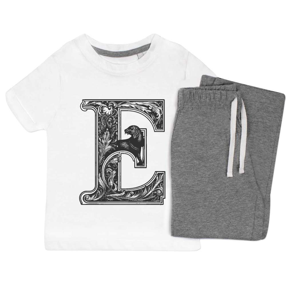 'E' Kids Nightwear / Pyjama Set (KP042689)