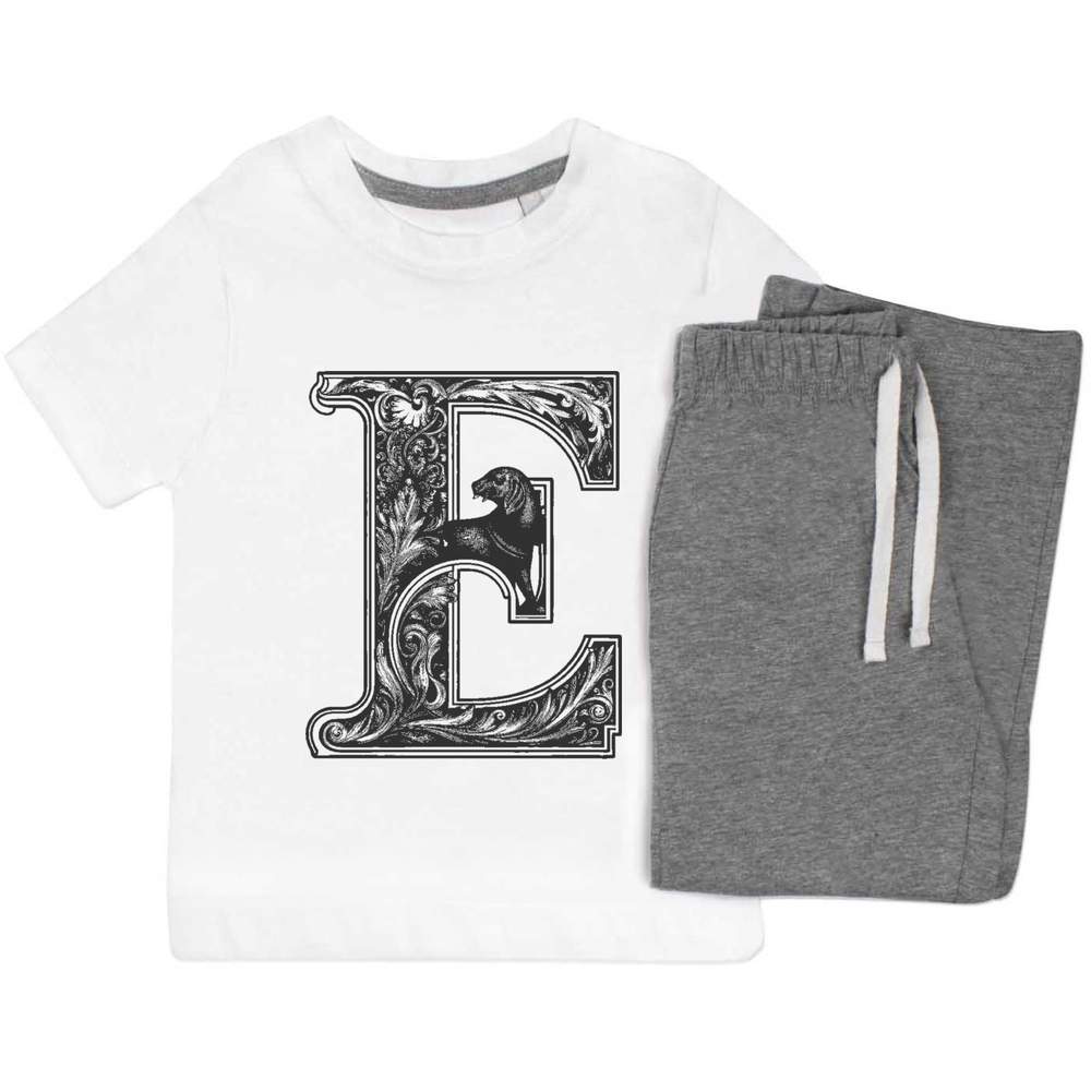 'E' Kids Nightwear / Pyjama Set (KP042689)
