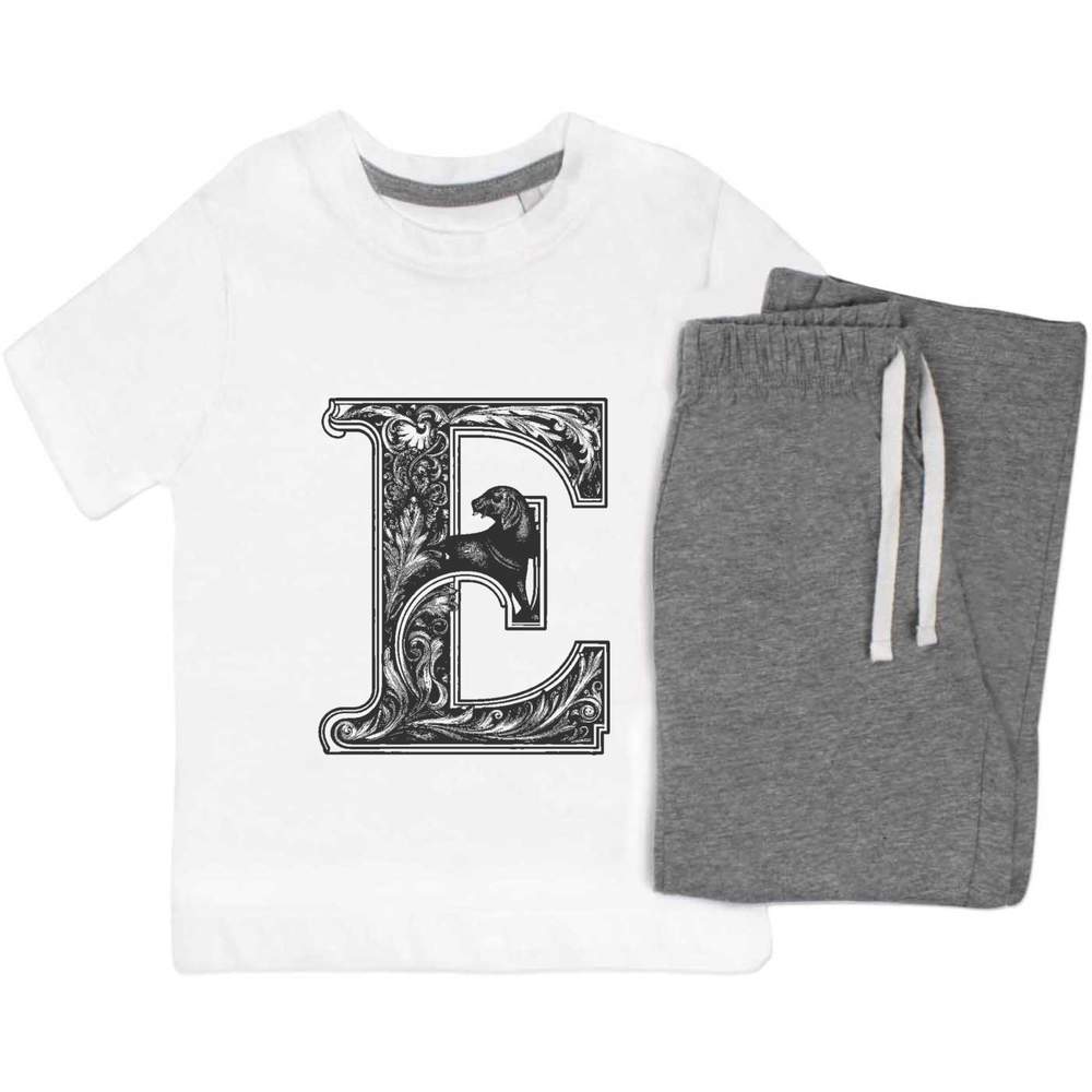'E' Kids Nightwear / Pyjama Set (KP042689)
