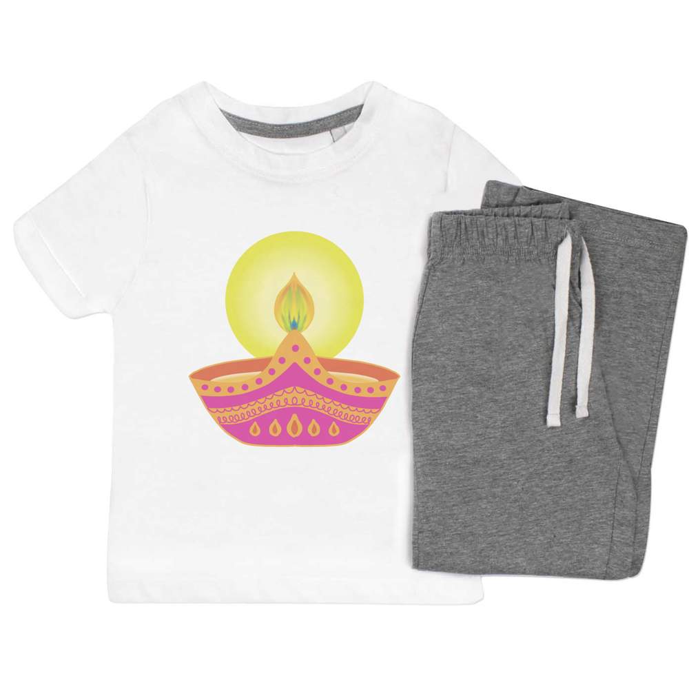 'Celebration Candle' Kids Nightwear / Pyjama Set (KP042791)