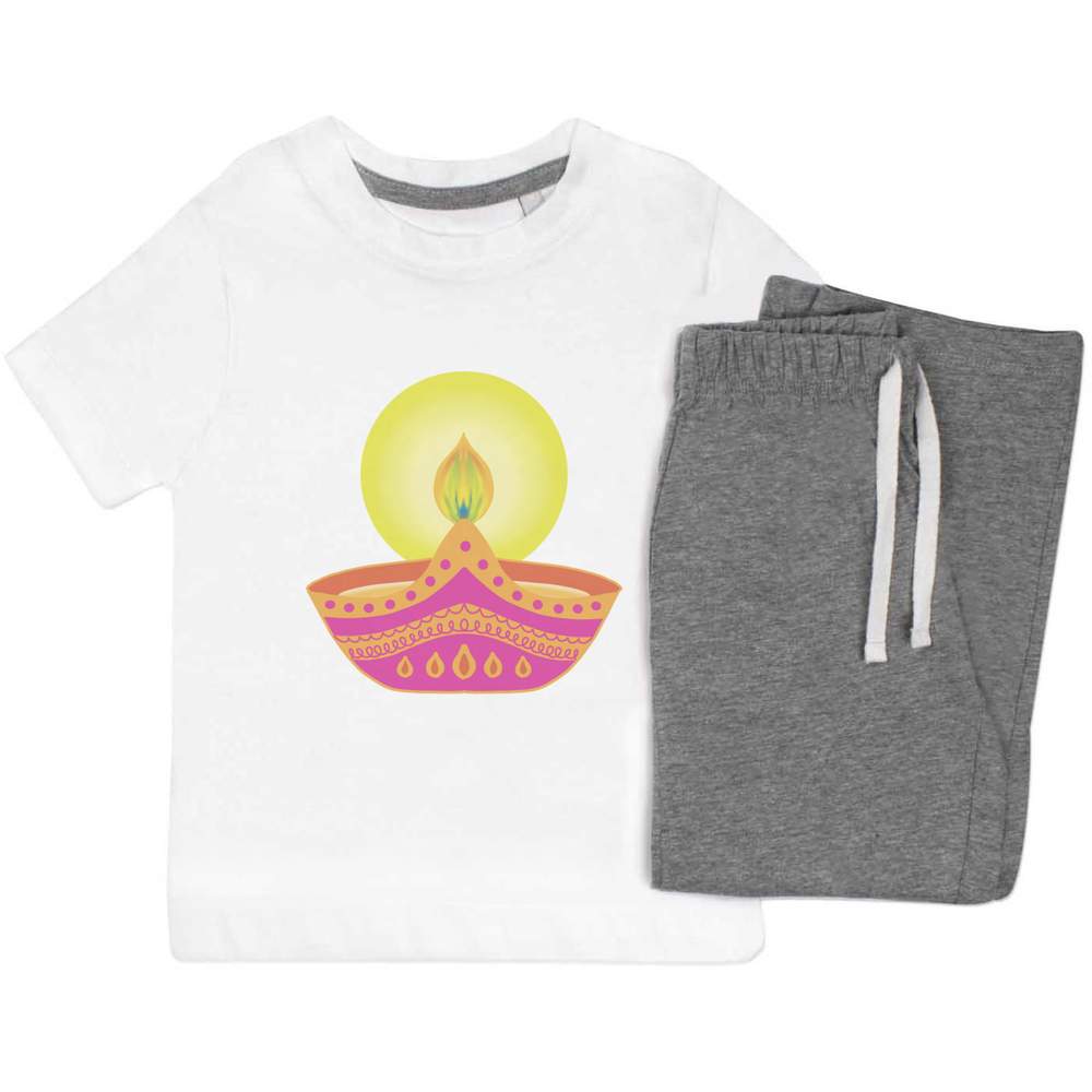'Celebration Candle' Kids Nightwear / Pyjama Set (KP042791)