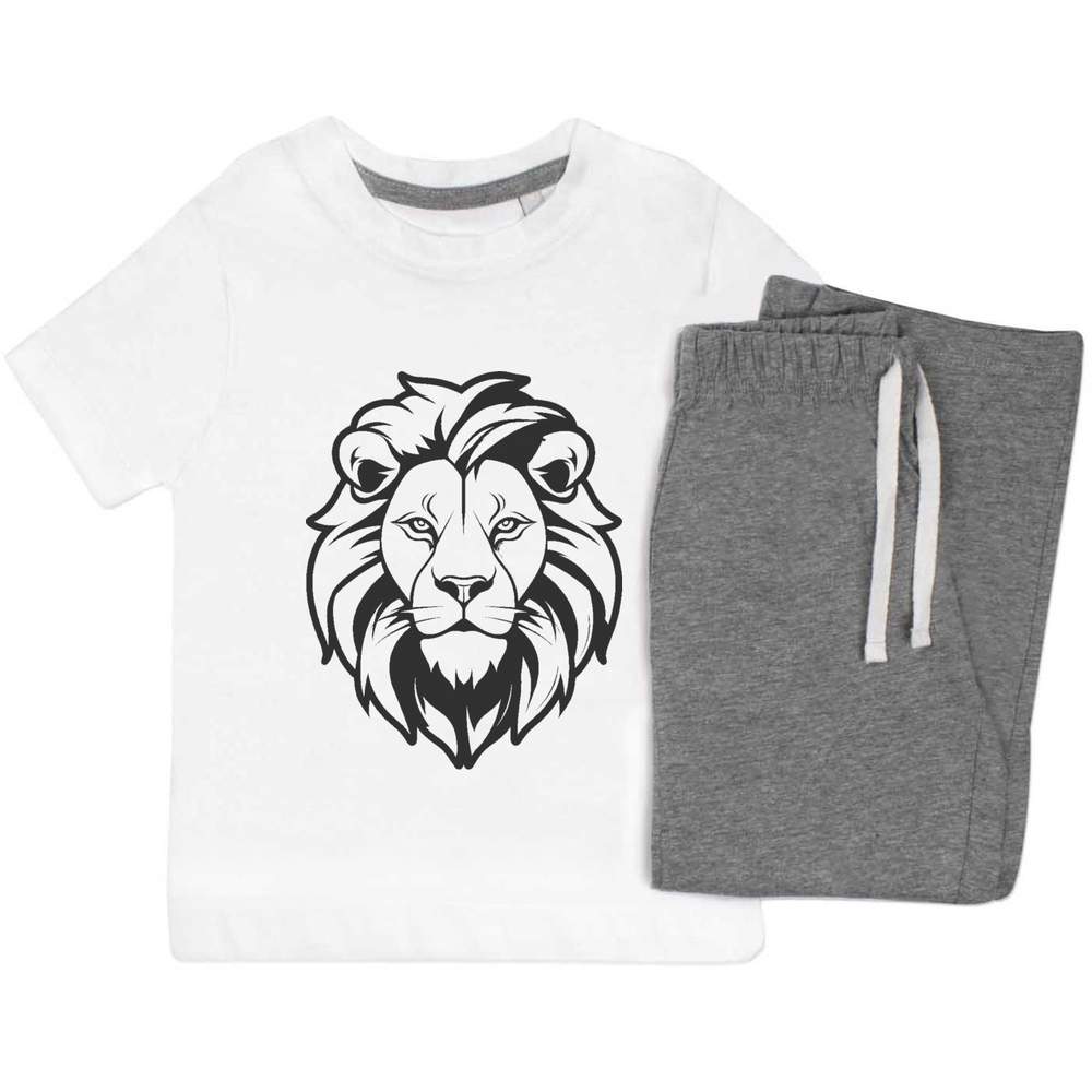 'lion' Kids Nightwear / Pyjama Set (KP042900)
