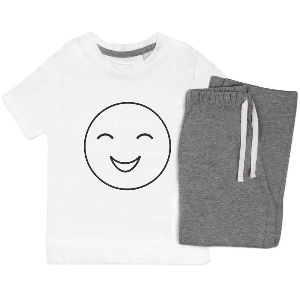 'smiling face' Kids Nightwear / Pyjama Set (KP042902)