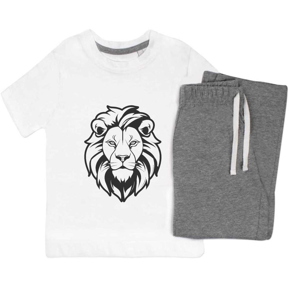'lion' Kids Nightwear / Pyjama Set (KP042900)