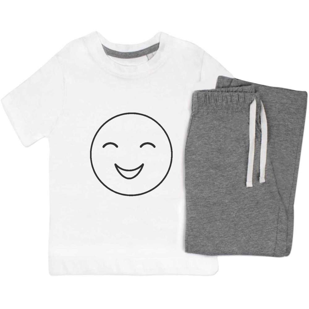 'smiling face' Kids Nightwear / Pyjama Set (KP042902)