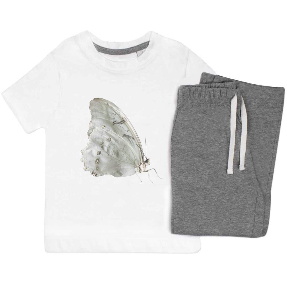 'Mother of Pearl Butterfly' Kids Nightwear / Pyjama Set (KP043615)