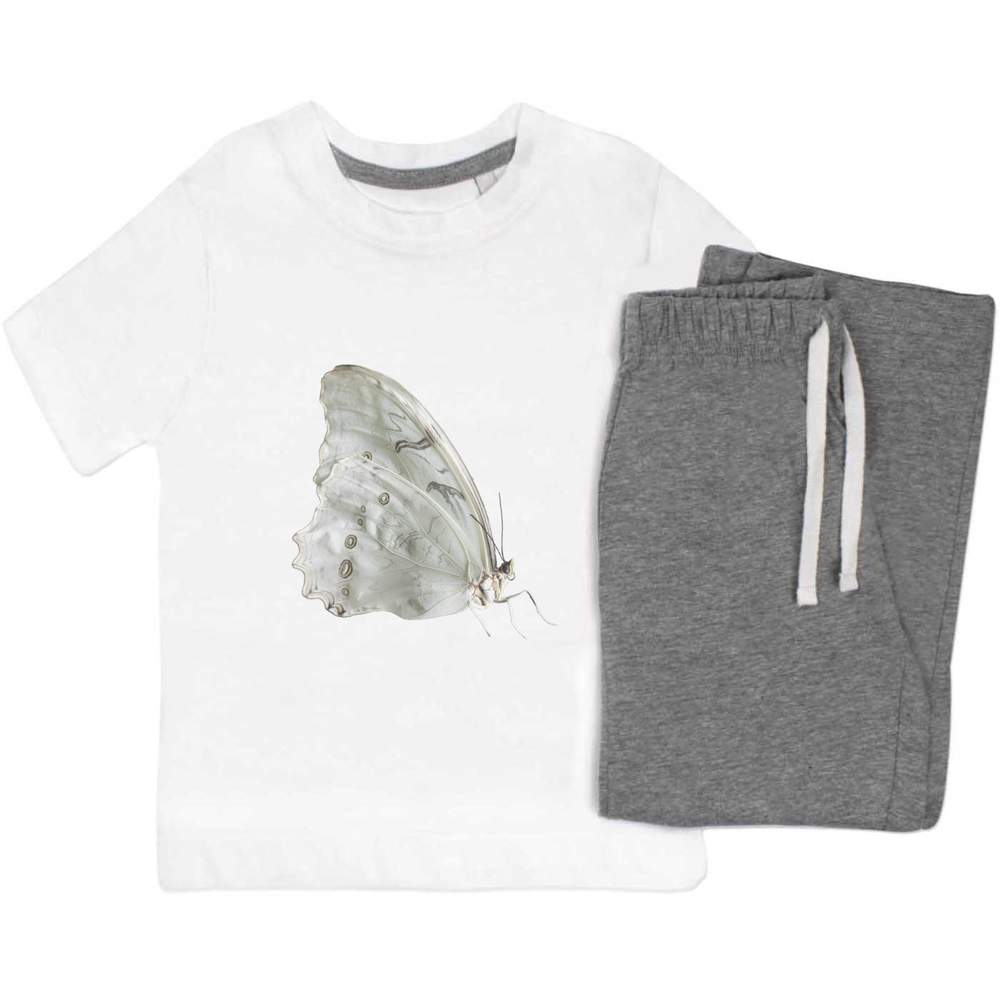'Mother of Pearl Butterfly' Kids Nightwear / Pyjama Set (KP043615)