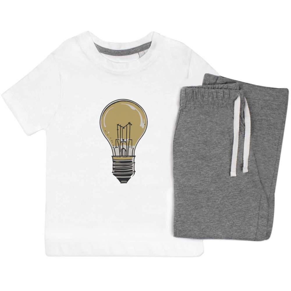 'Lightbulb' Kids Nightwear / Pyjama Set (KP043728)