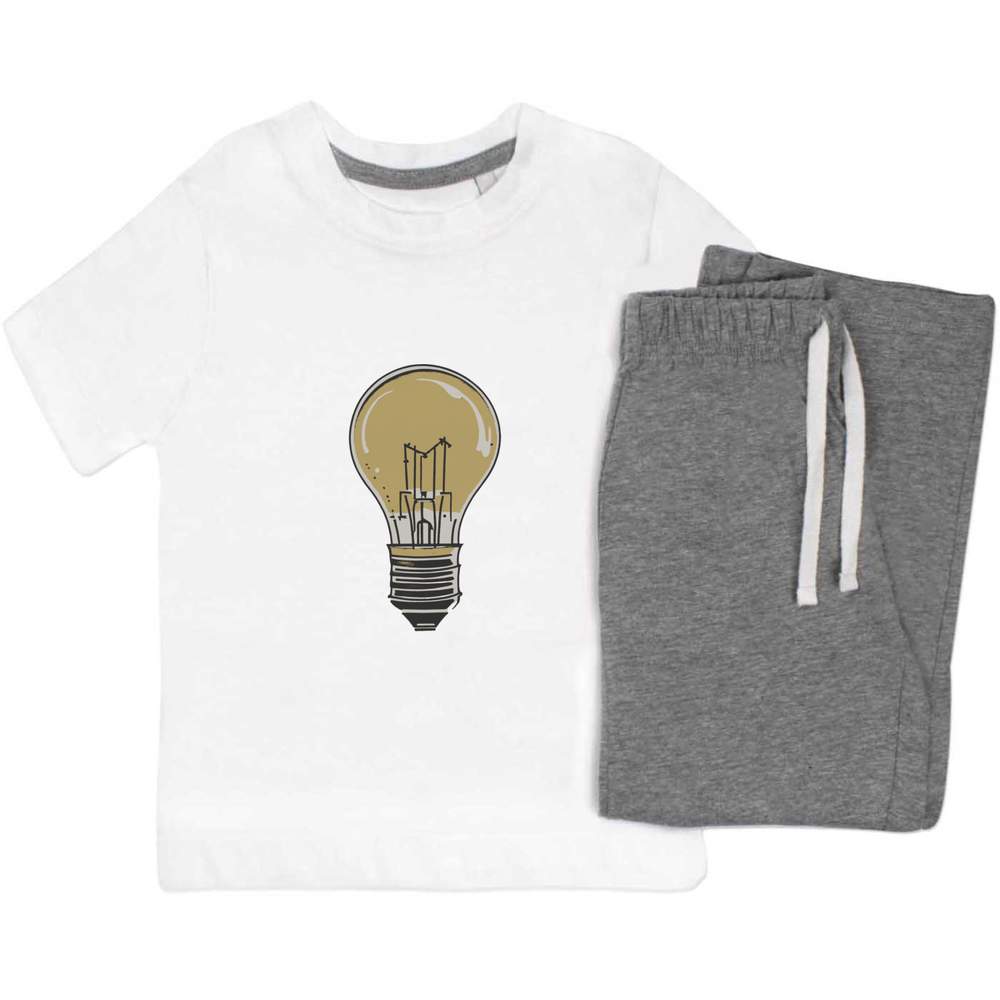 'Lightbulb' Kids Nightwear / Pyjama Set (KP043728)