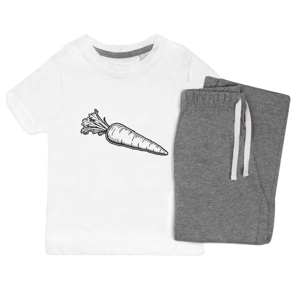 'Garden Carrot' Kids Nightwear / Pyjama Set (KP044920)
