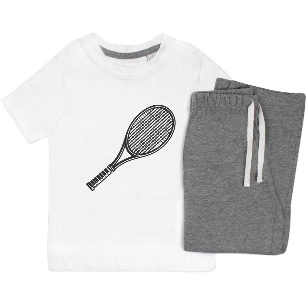 'Tennis Racket' Kids Nightwear / Pyjama Set (KP047721)
