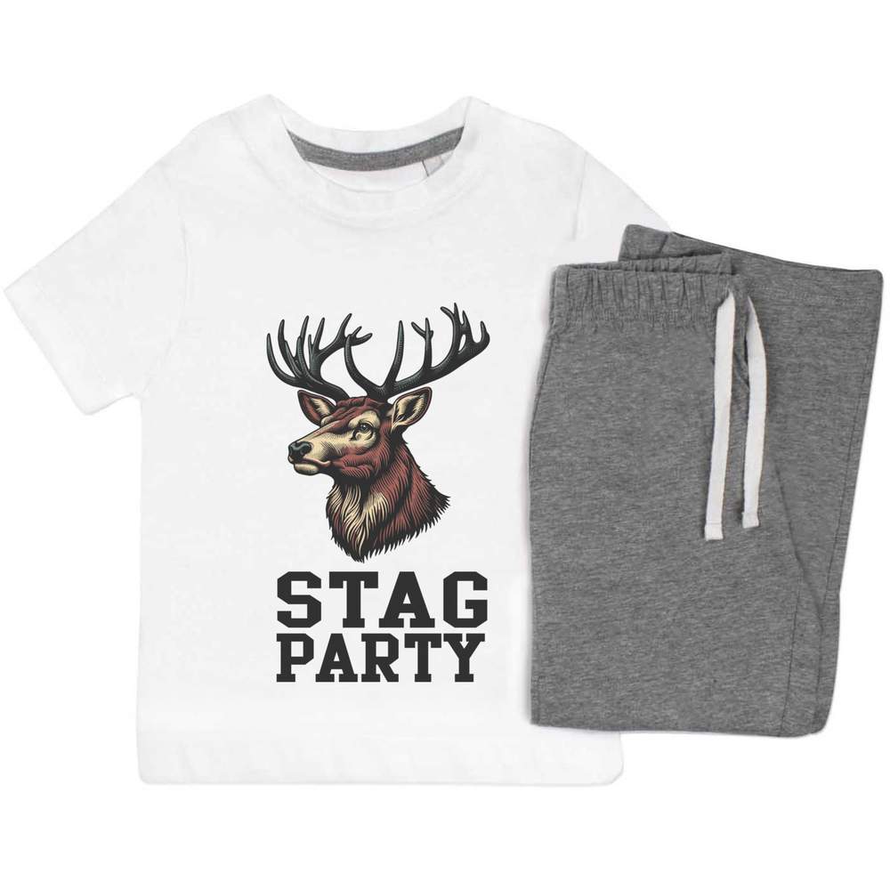'Stag Party' Kids Nightwear / Pyjama Set (KP048780)
