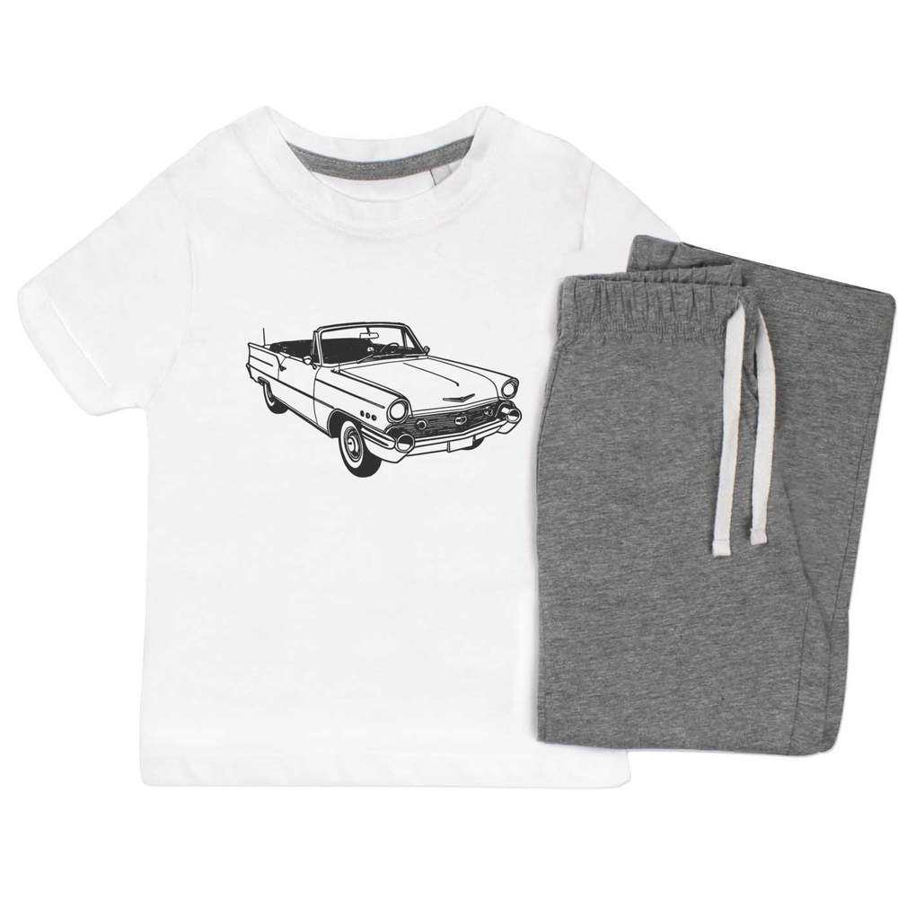 'Retro Convertible' Kids Nightwear / Pyjama Set (KP050077)