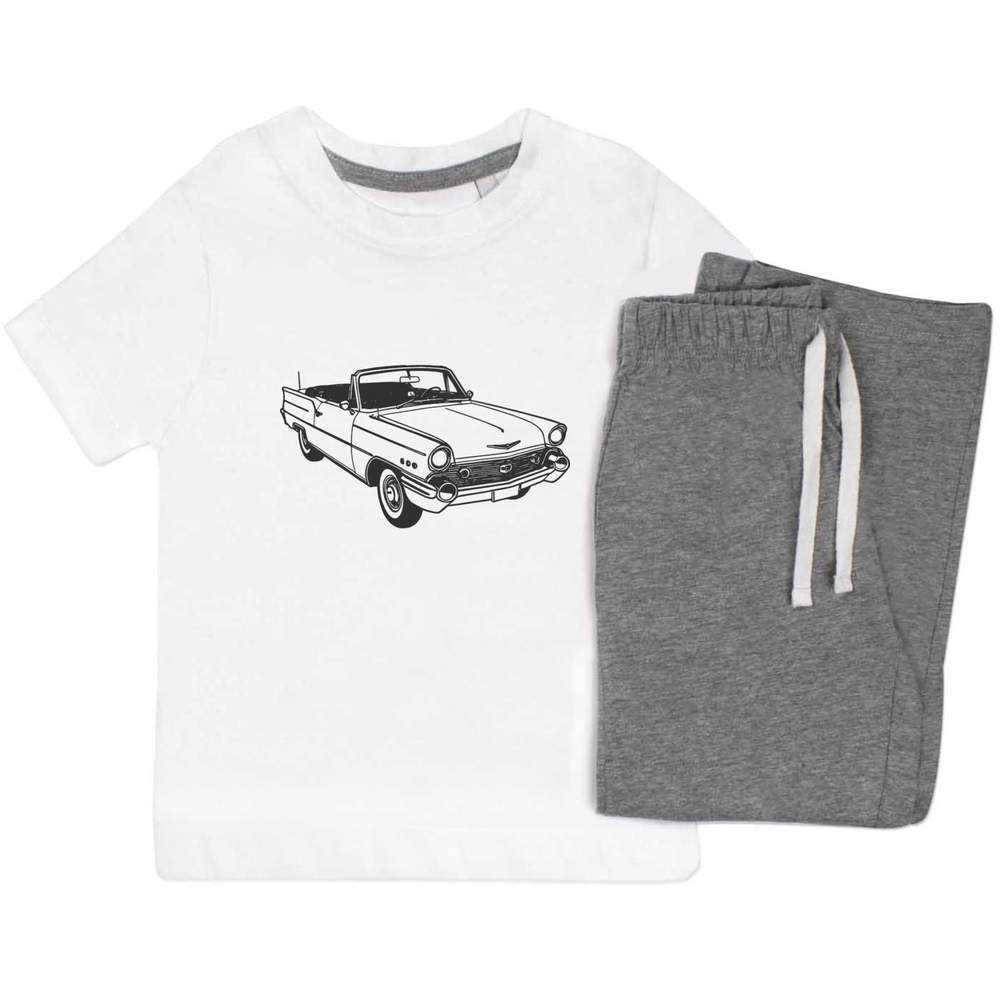 'Retro Convertible' Kids Nightwear / Pyjama Set (KP050077)