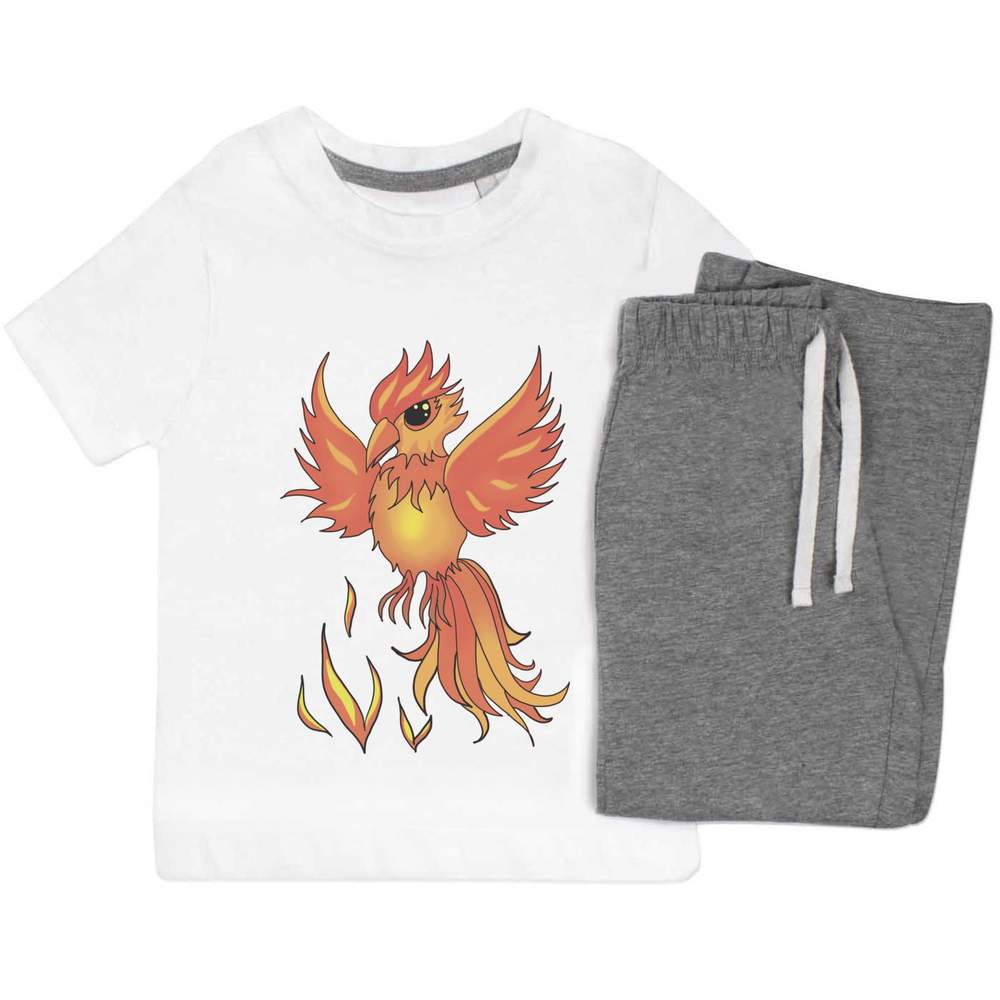 'Mythical Phoenix' Kids Nightwear / Pyjama Set (KP053819)