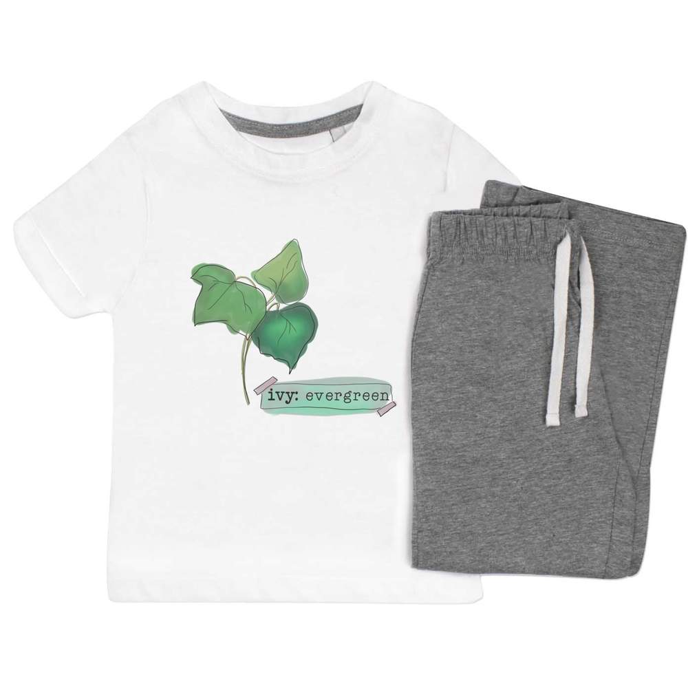 'Ivy Evergreen' Kids Nightwear / Pyjama Set (KP053874)