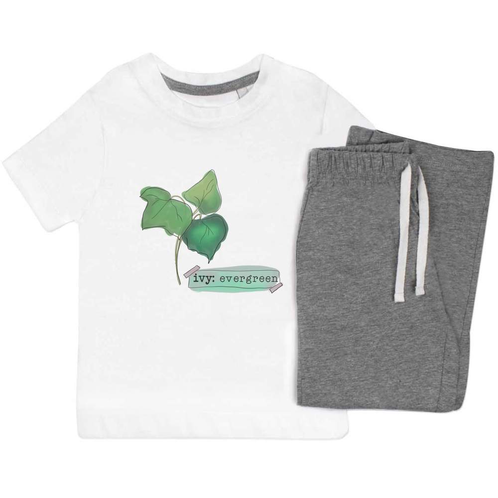 'Ivy Evergreen' Kids Nightwear / Pyjama Set (KP053874)
