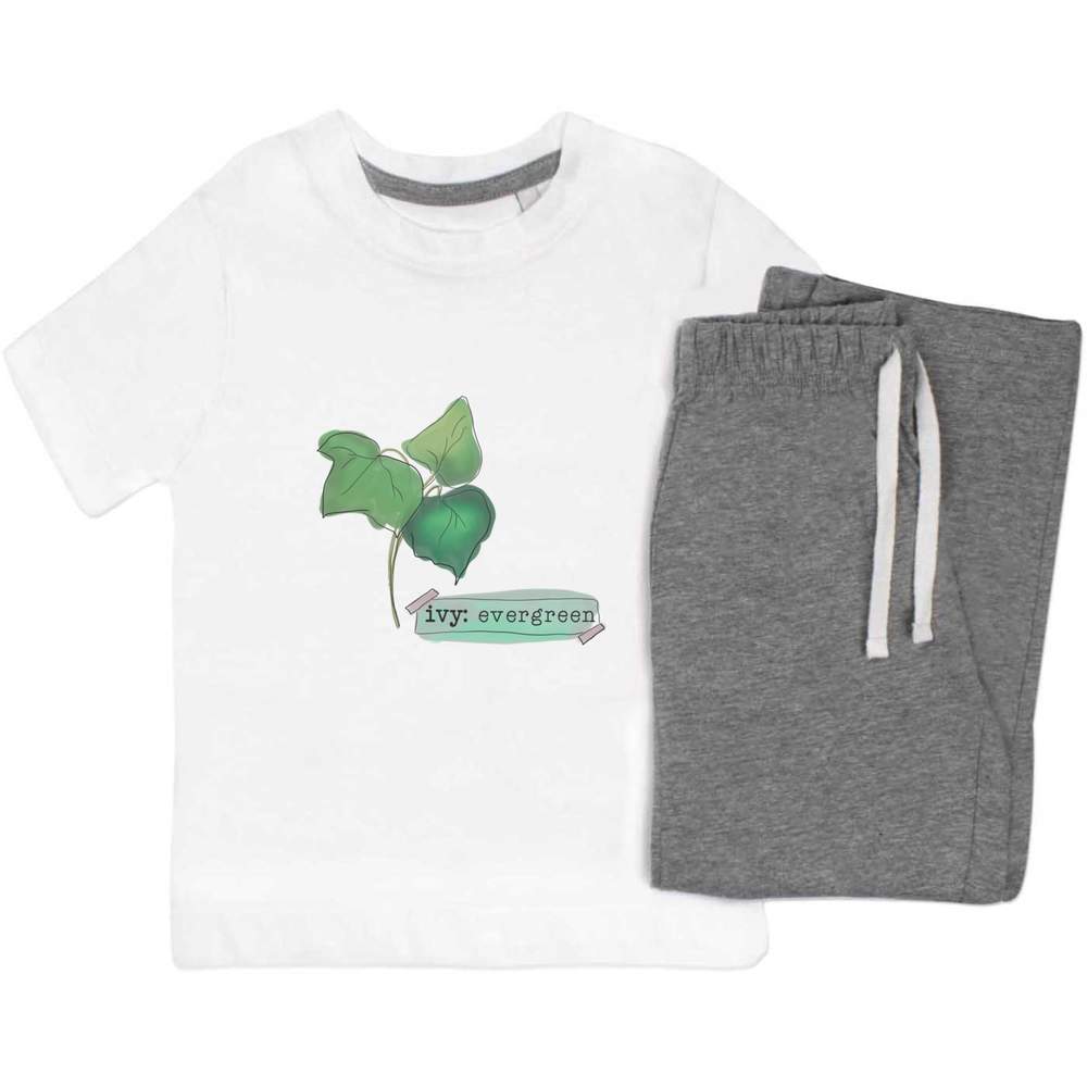 'Ivy Evergreen' Kids Nightwear / Pyjama Set (KP053874)