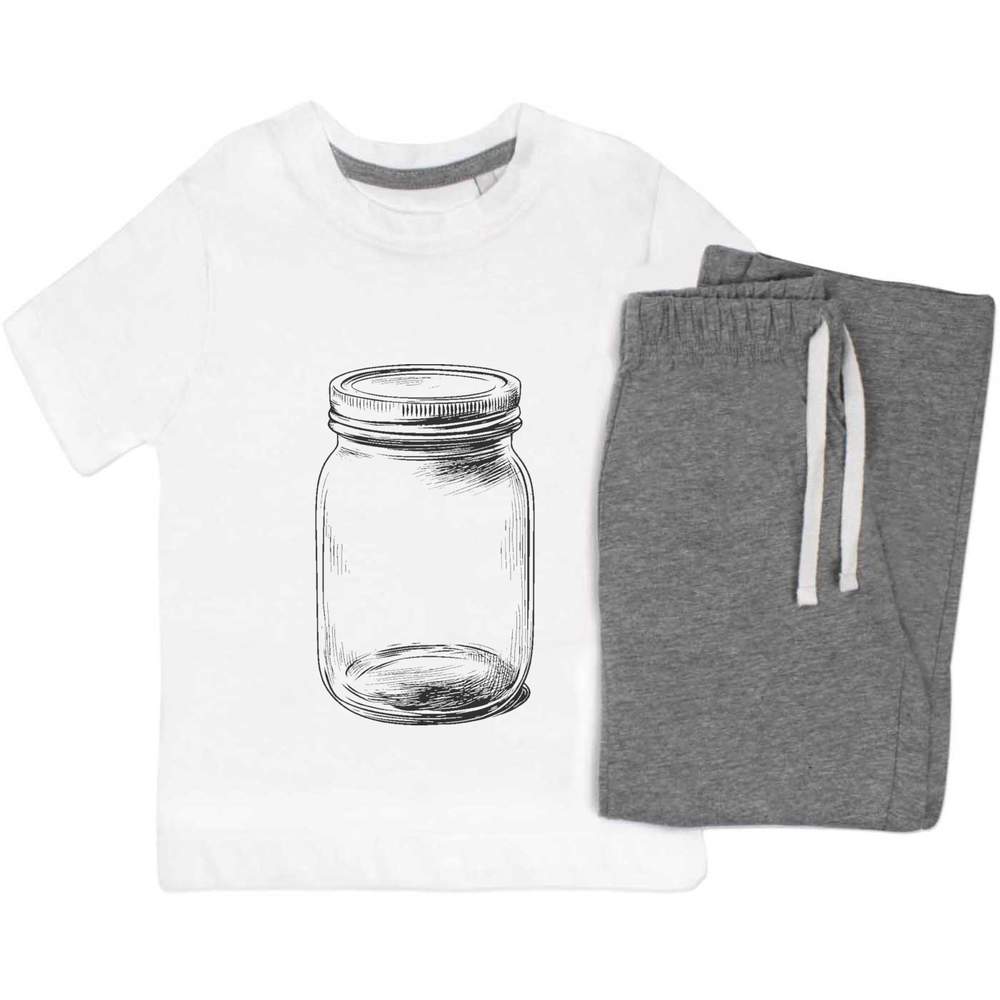 'Single Glass Jar' Kids Nightwear / Pyjama Set (KP054182)