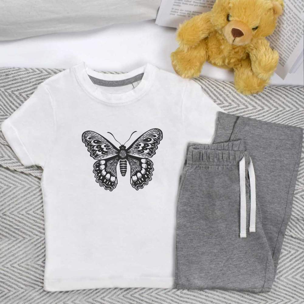 'moth' Kids Nightwear / Pyjama Set (KP042625)