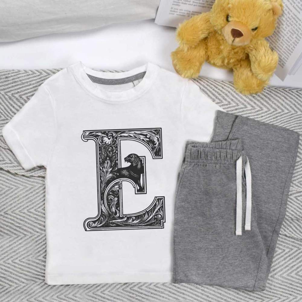 'E' Kids Nightwear / Pyjama Set (KP042689)