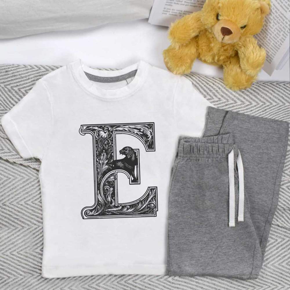 'E' Kids Nightwear / Pyjama Set (KP042689)