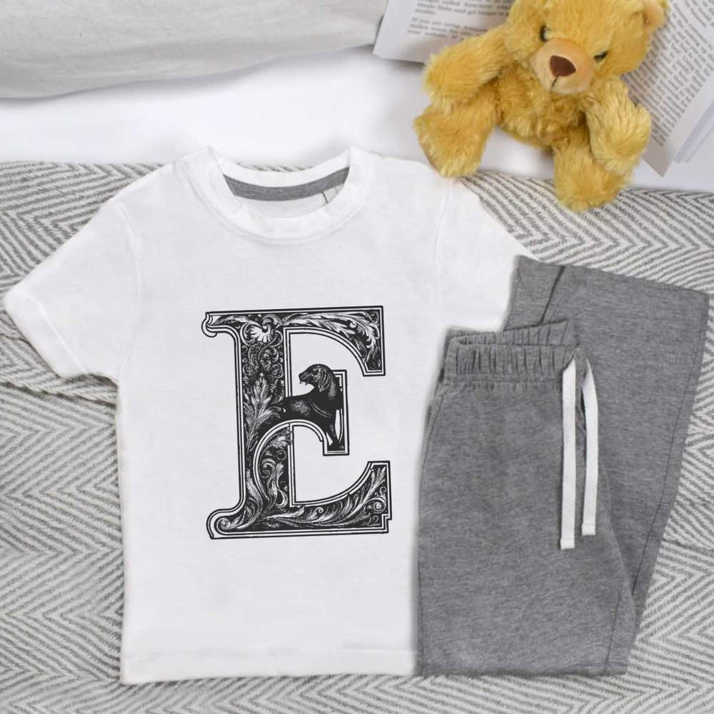 'E' Kids Nightwear / Pyjama Set (KP042689)