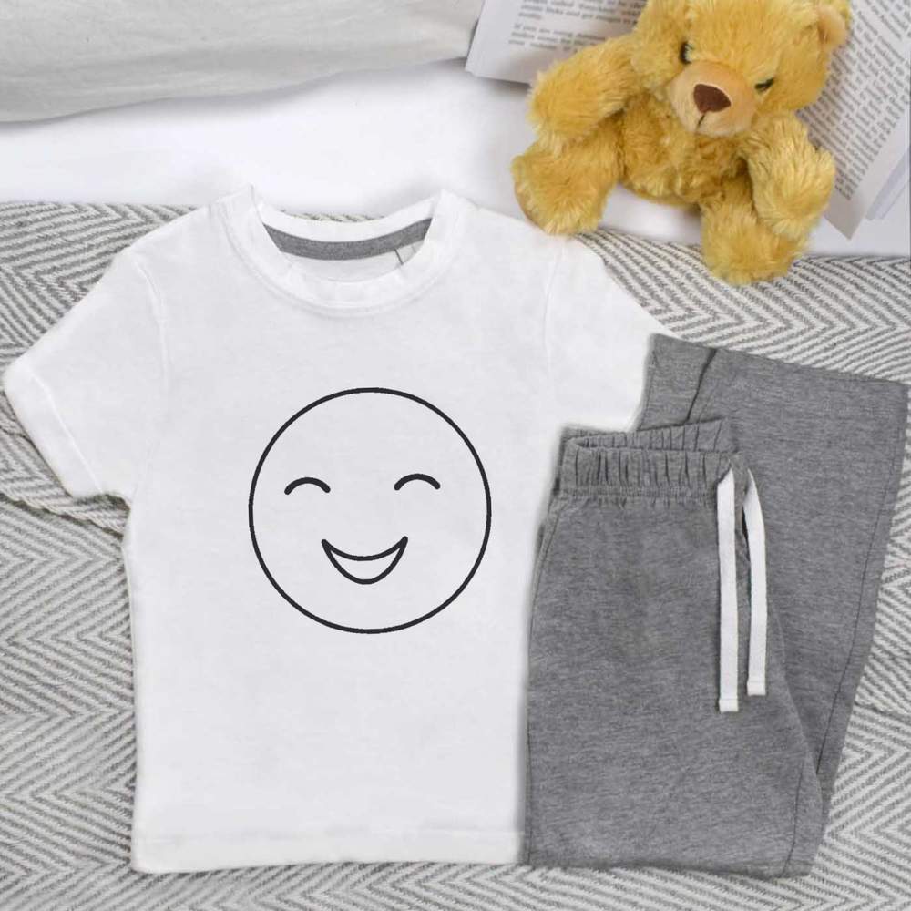 'smiling face' Kids Nightwear / Pyjama Set (KP042902)