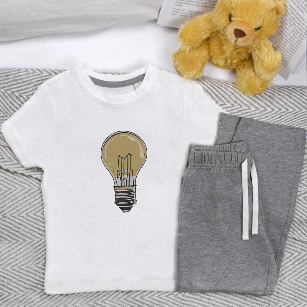 'Lightbulb' Kids Nightwear / Pyjama Set (KP043728)