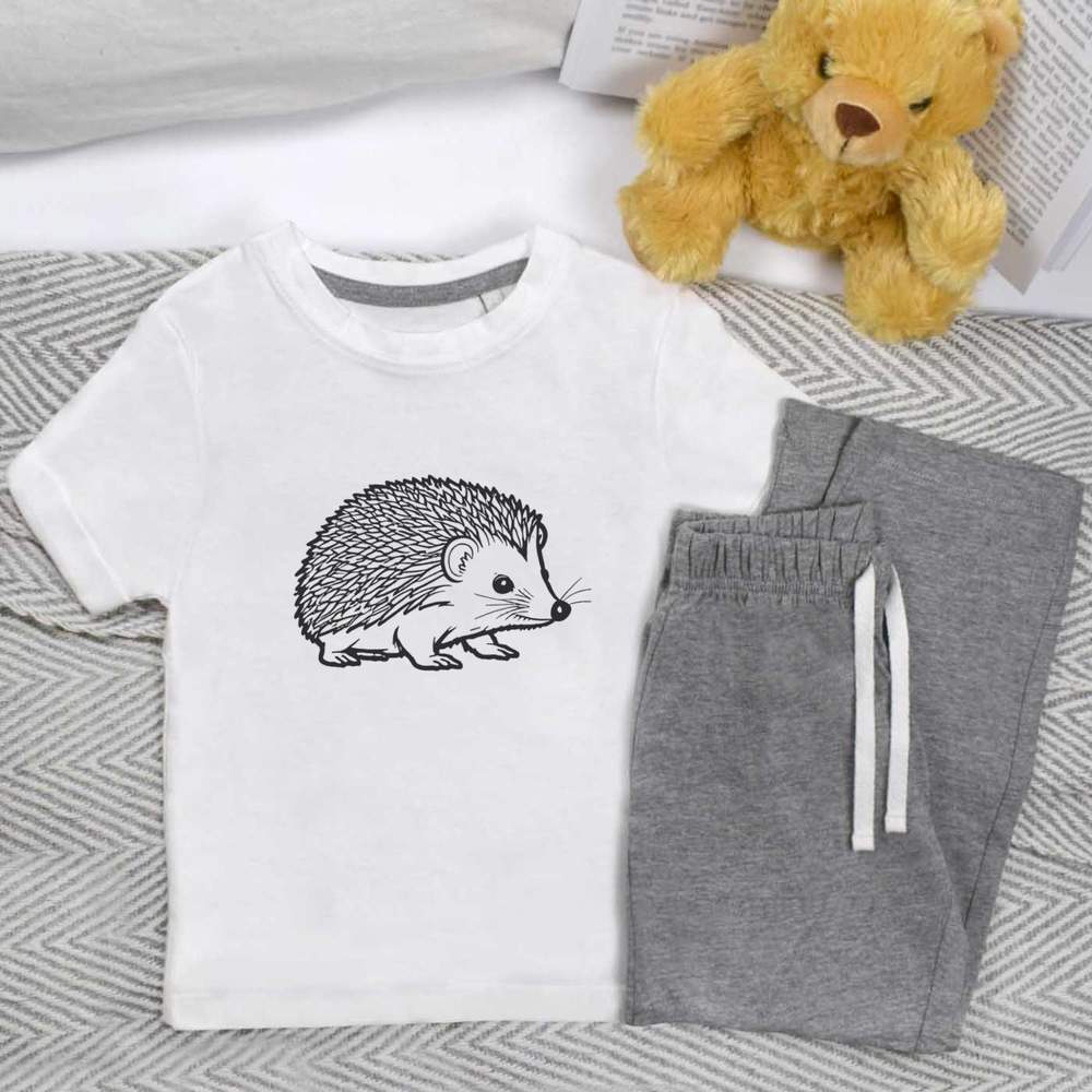 'Cute Hedgehog' Kids Nightwear / Pyjama Set (KP044921)