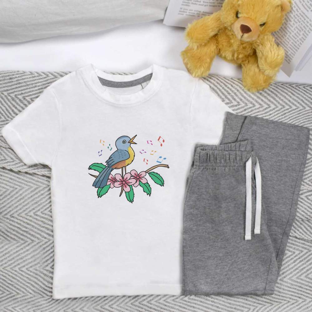 'Songbird' Kids Nightwear / Pyjama Set (KP045068)