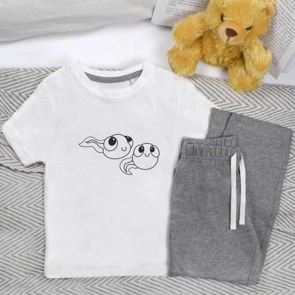 'Cute Tadpoles' Kids Nightwear / Pyjama Set (KP048753)
