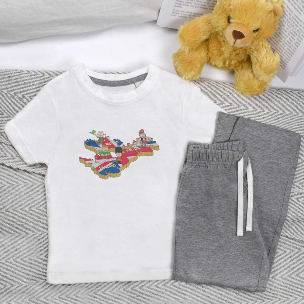'United Kingdom' Kids Nightwear / Pyjama Set (KP049967)