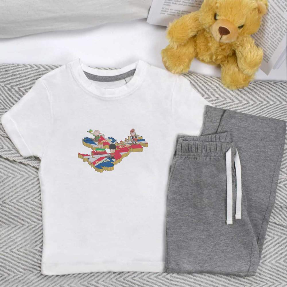 'United Kingdom' Kids Nightwear / Pyjama Set (KP049967)