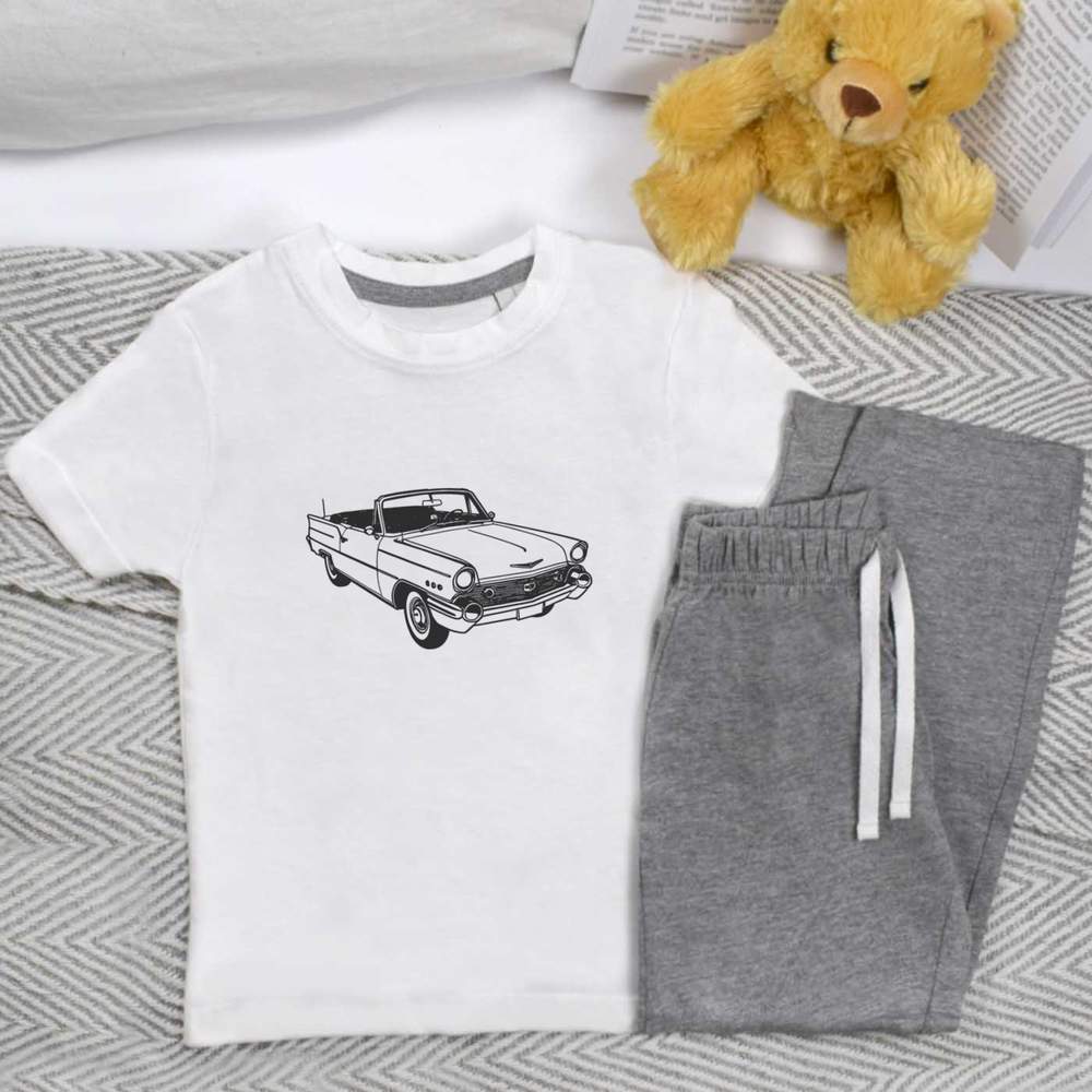 'Retro Convertible' Kids Nightwear / Pyjama Set (KP050077)