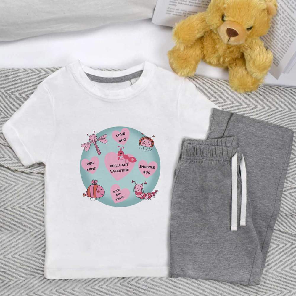 'Love Bugs' Kids Nightwear / Pyjama Set (KP052302)