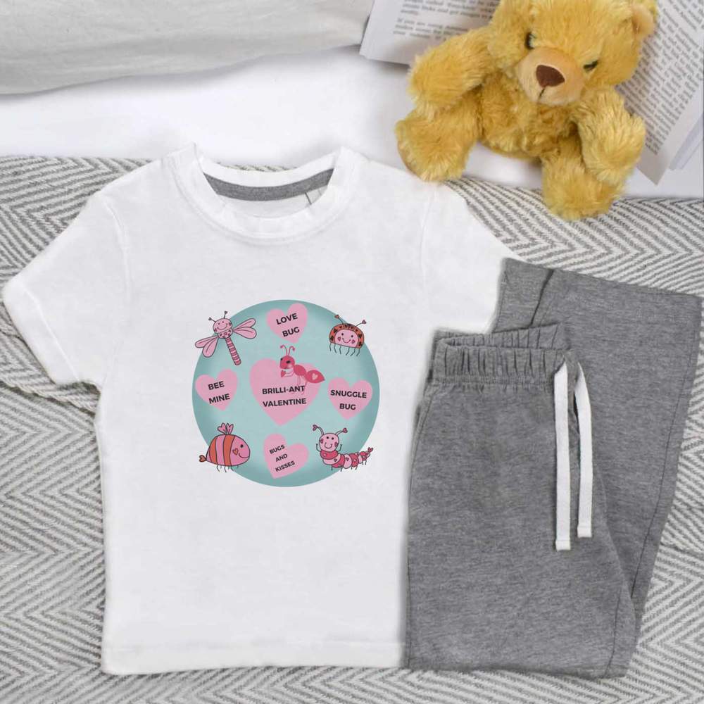 'Love Bugs' Kids Nightwear / Pyjama Set (KP052302)