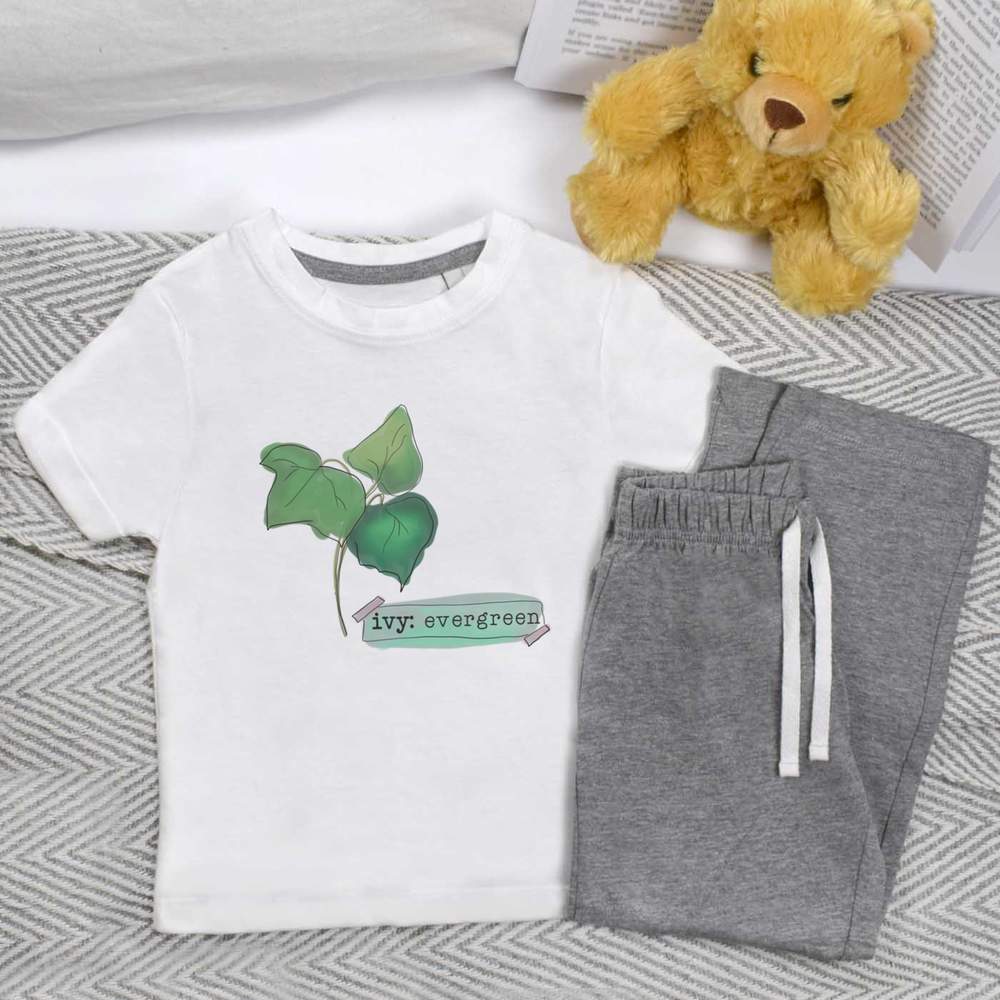 'Ivy Evergreen' Kids Nightwear / Pyjama Set (KP053874)