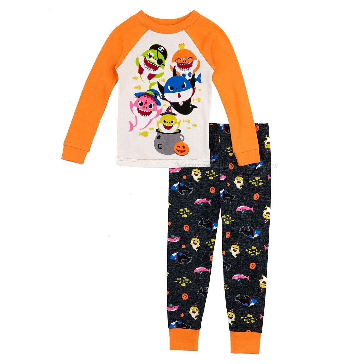 Baby Shark HALLOWEEN Pajamas Size 2T 3T 4T Boys Girls Toddler 2 3 4 kid NWT NEW