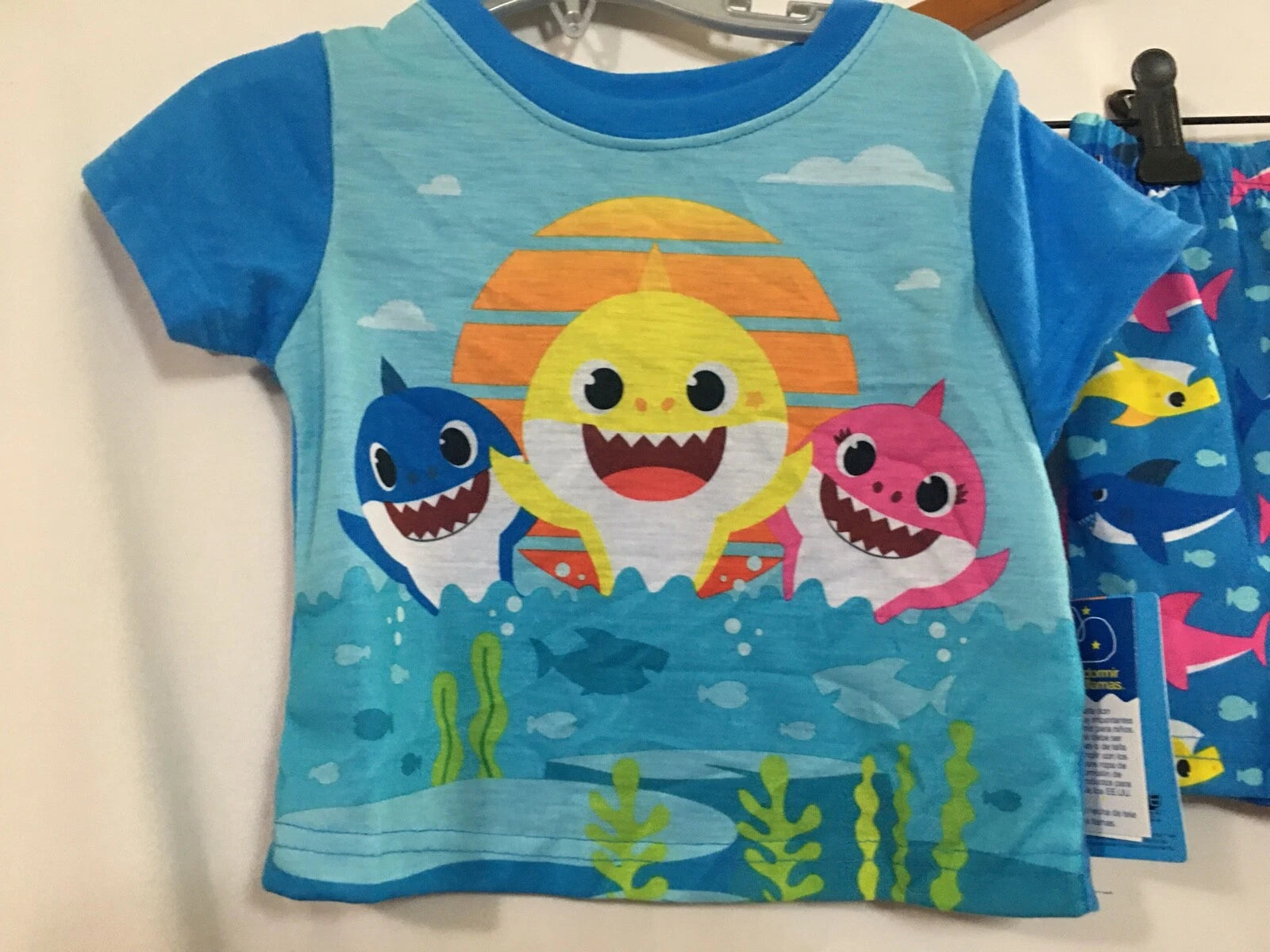 Nickelodeon Baby Shark 2 pc Pajamas Set Toddler short sleeve top & shorts U Pick