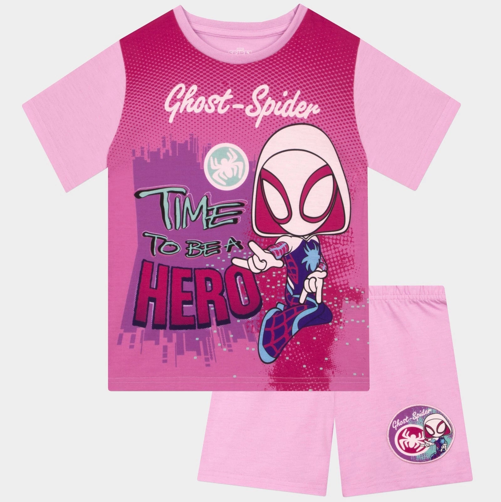 Marvel Pyjamas | Spidey And His Amazing Friends Girls Pyjamas | Ghost Spider Pjs