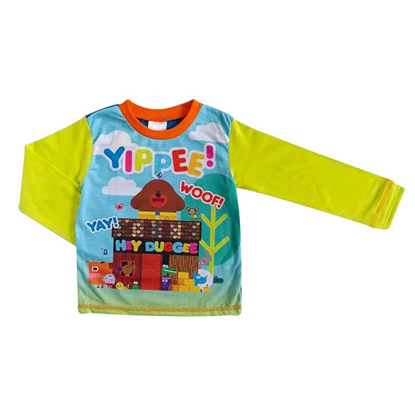 Boys Hey Duggee Pyjamas Pajamas YIPPEE Character Pjs 18 Months to 5 Years