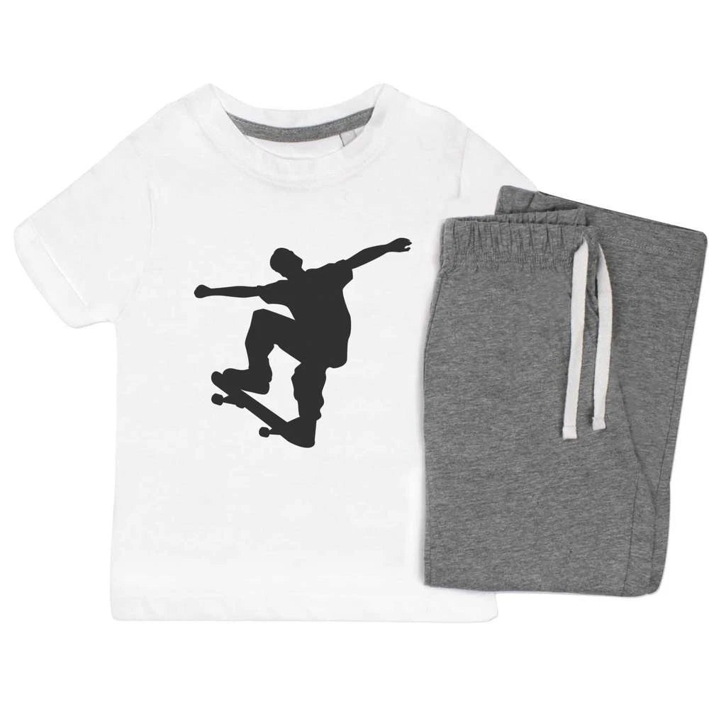 'Skateboarder' Kids Nightwear / Pyjama Set (KP041414)