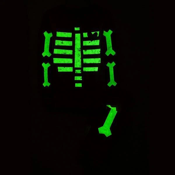 NWT Gymboree Skeleton Gymmies Pajama Girl Glow in the Dark 2018 Pink Halloween