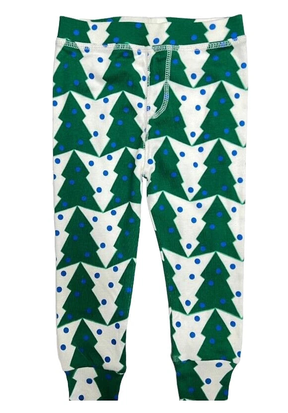 J.Crew Kids Festive Printed Pyjama Set in ChristmasTree/Green (Imperfect)