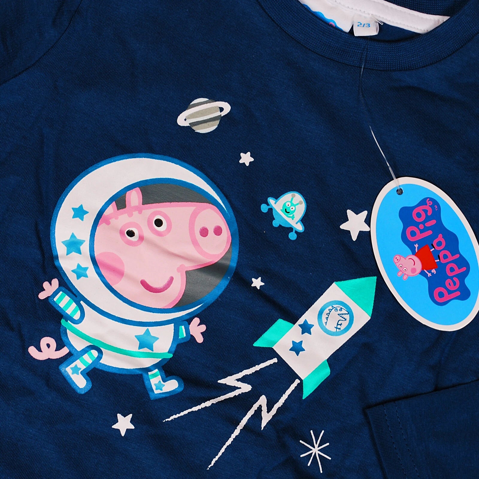 Boys Peppa Pig George Pyjamas 100% COTTON Age  18 Months 2 3 4 5 Years UK STOCK